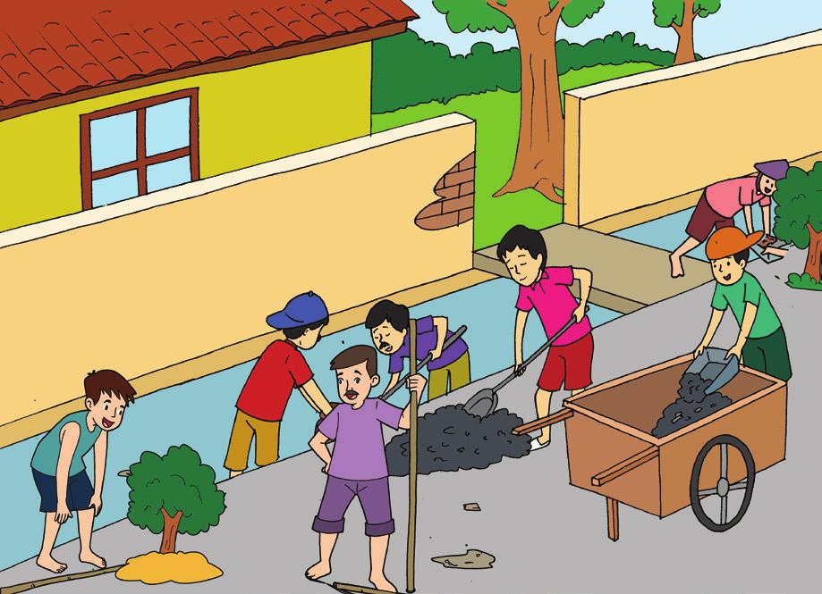 Detail Gambar Kerja Bakti Animasi Nomer 31