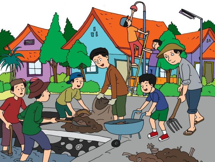 Detail Gambar Kerja Bakti Di Rumah Nomer 45