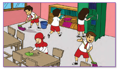 Detail Gambar Kerja Bakti Di Sekolah Kartun Nomer 48