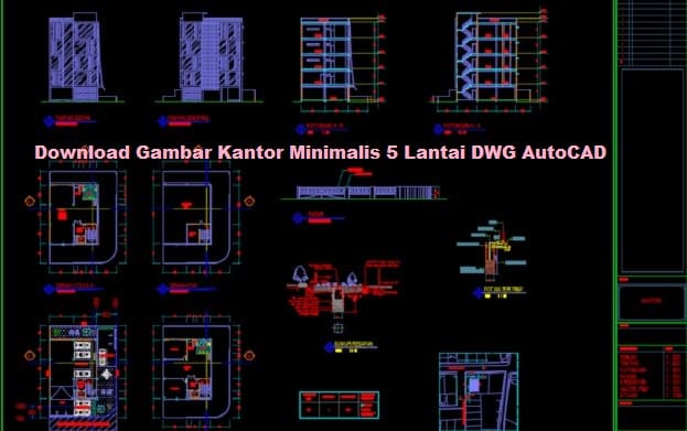 Detail Gambar Kerja Bangunan 4 Lantai Dwg Nomer 47