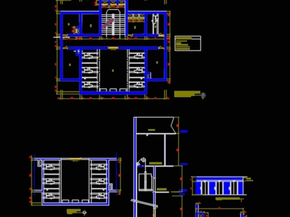 Detail Gambar Kerja Bangunan Dwg Nomer 16