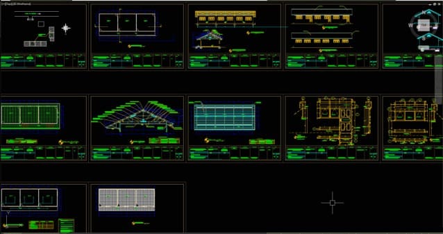 Detail Gambar Kerja Bangunan Dwg Nomer 19