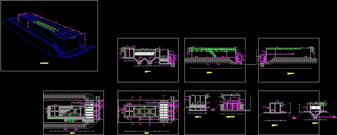 Detail Gambar Kerja Bangunan Dwg Nomer 24