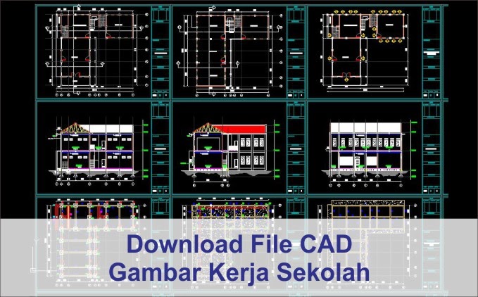 Detail Gambar Kerja Bangunan Dwg Nomer 38