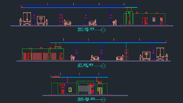 Detail Gambar Kerja Bangunan Dwg Nomer 46