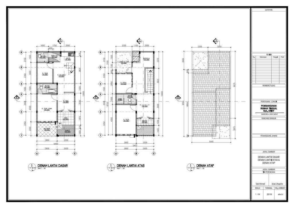 Detail Gambar Kerja Dalam Proyek Ruko Nomer 3