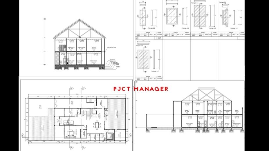 Detail Gambar Kerja Dalam Proyek Ruko Nomer 6