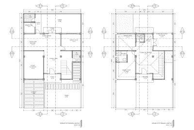 Detail Gambar Kerja Denah Rumah 2 Lantai Nomer 11