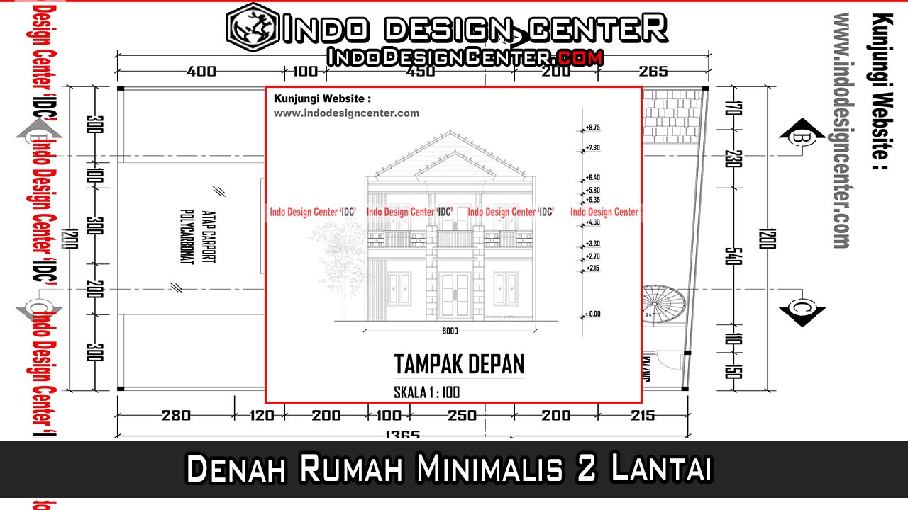 Detail Gambar Kerja Denah Rumah 2 Lantai Koleksi Nomer 36