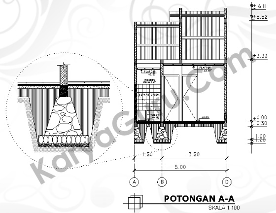 Detail Gambar Kerja Dwg Nomer 28