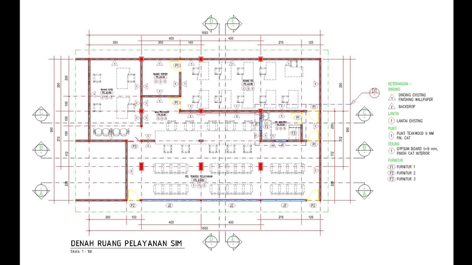 Detail Gambar Kerja Dwg Nomer 42