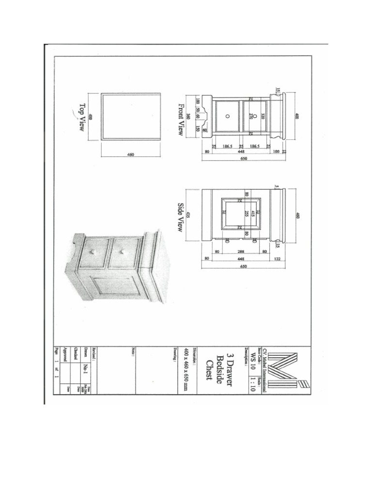 Detail Gambar Kerja Furniture Nomer 11