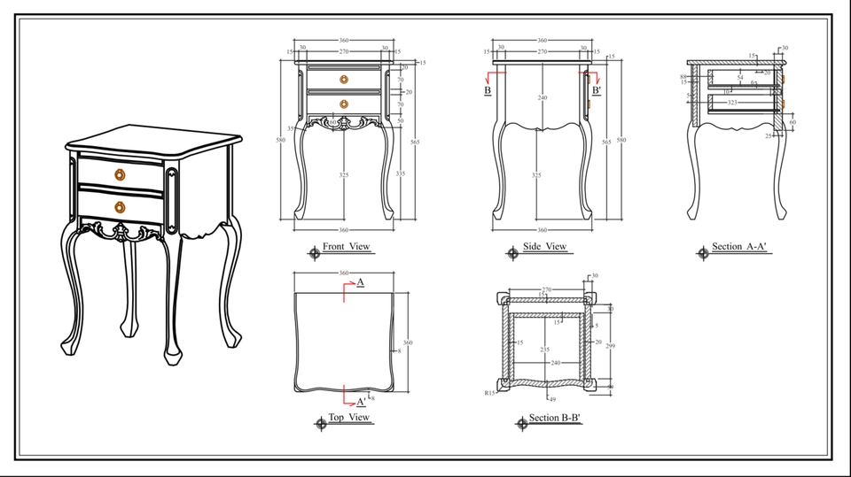 Detail Gambar Kerja Furniture Nomer 3