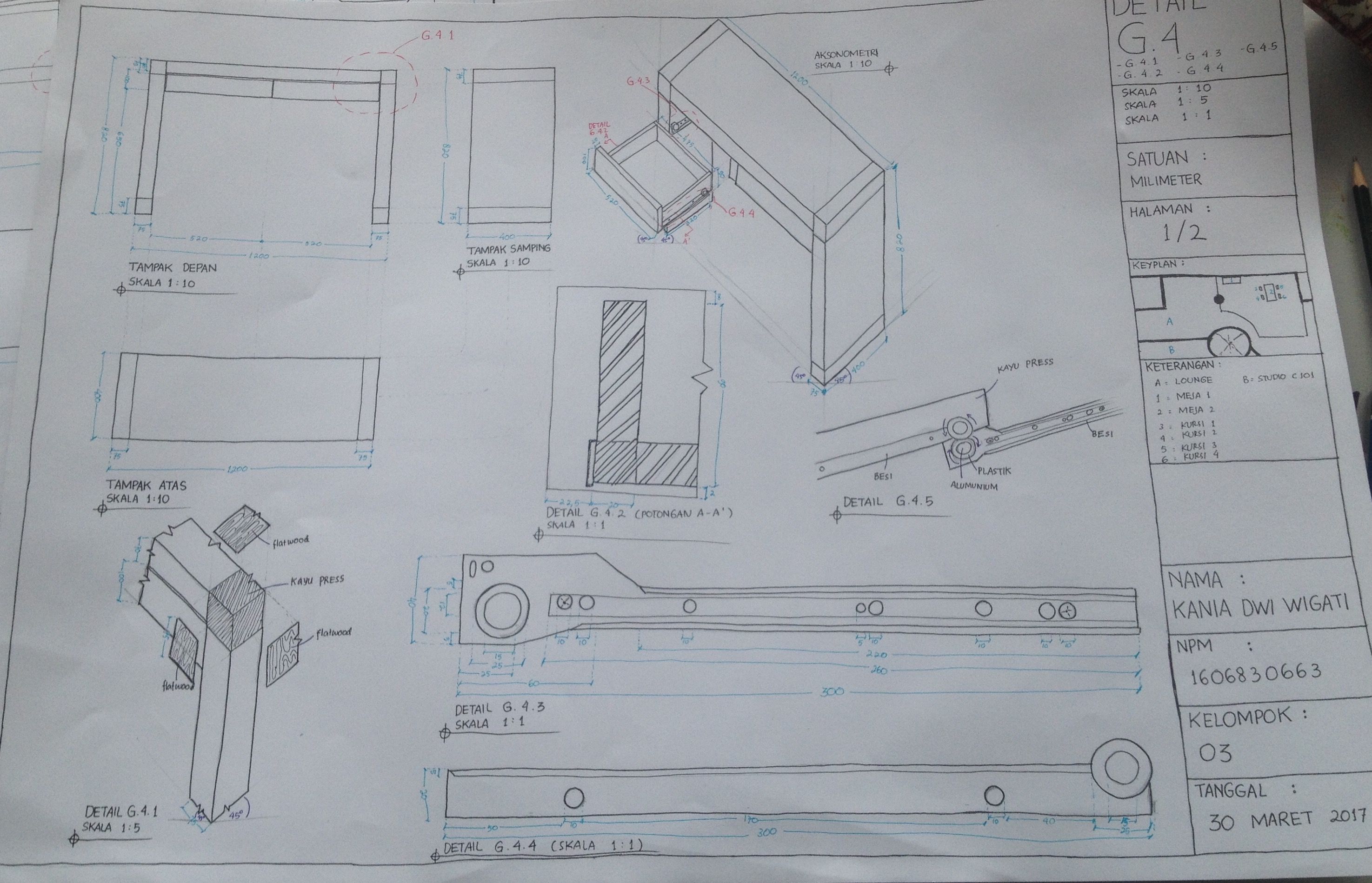 Detail Gambar Kerja Furniture Nomer 9