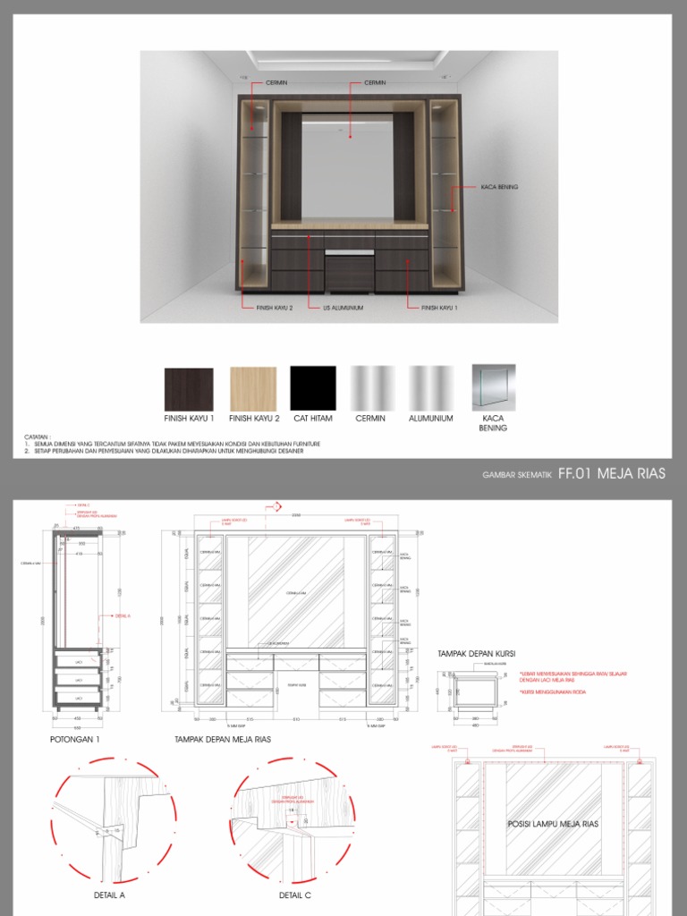 Detail Gambar Kerja Furniture Nomer 10