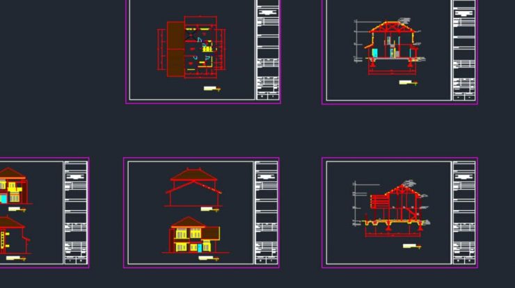 Detail Gambar Kerja Gedung 5 Lantai Dwg Nomer 12