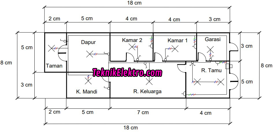 Detail Gambar Kerja Instalasi Listrik Rumah Nomer 25