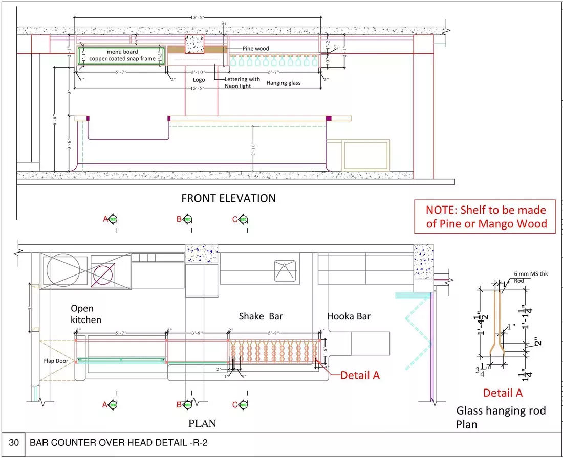 Detail Gambar Kerja Interior Nomer 16