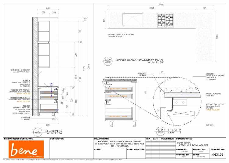 Detail Gambar Kerja Interior Nomer 18