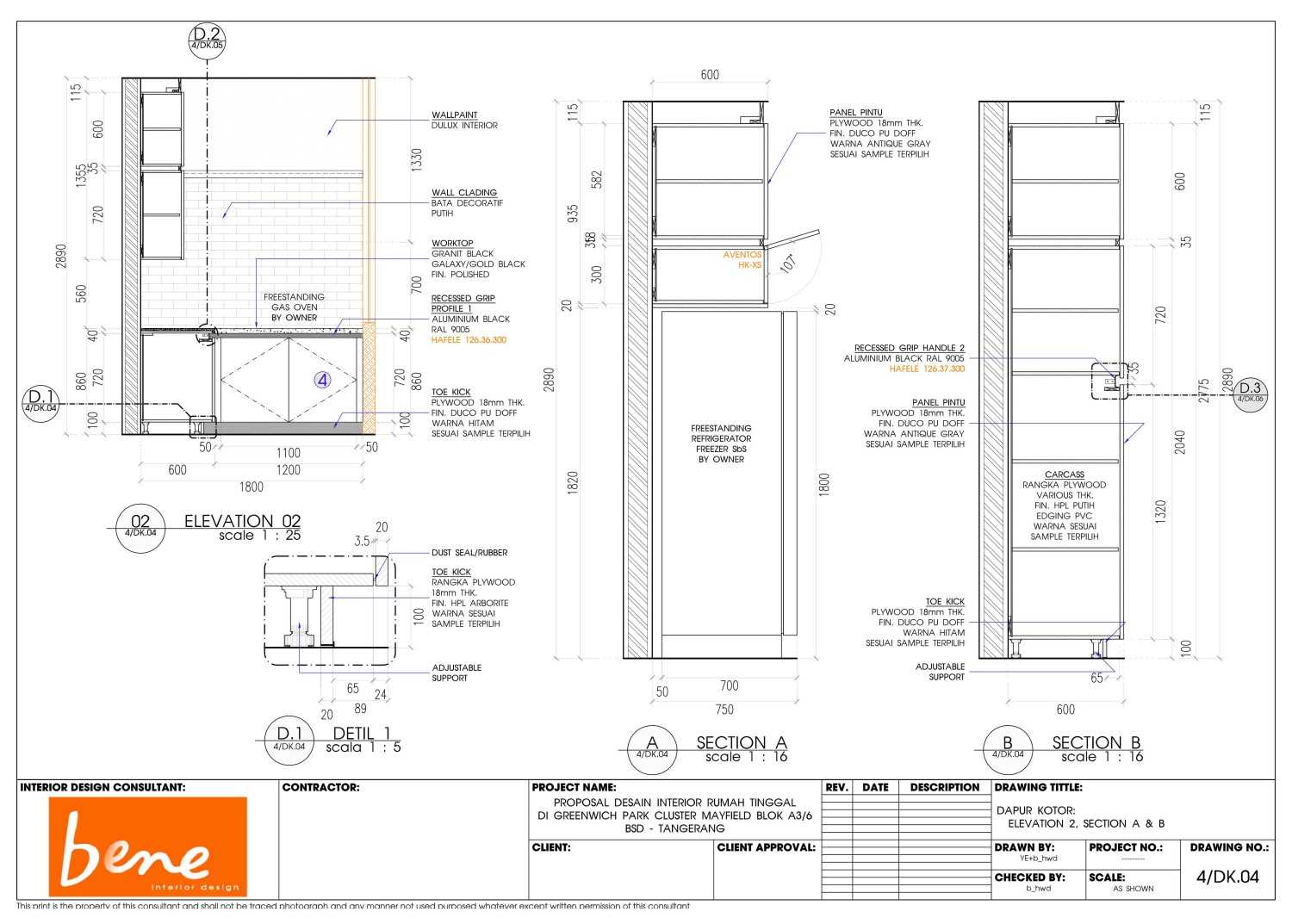 Detail Gambar Kerja Interior Nomer 22