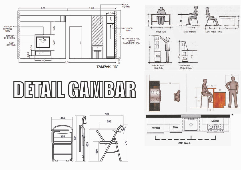 Detail Gambar Kerja Interior Nomer 43