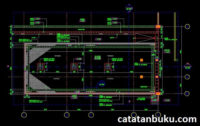 Gambar Kerja Kolam Renang Dwg - KibrisPDR