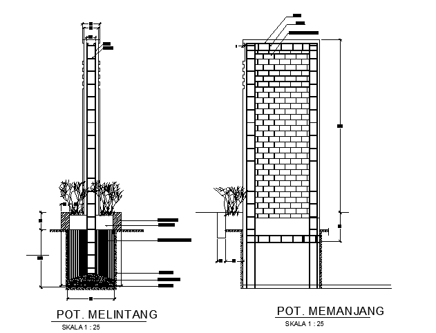 Detail Gambar Kerja Pagar Nomer 10