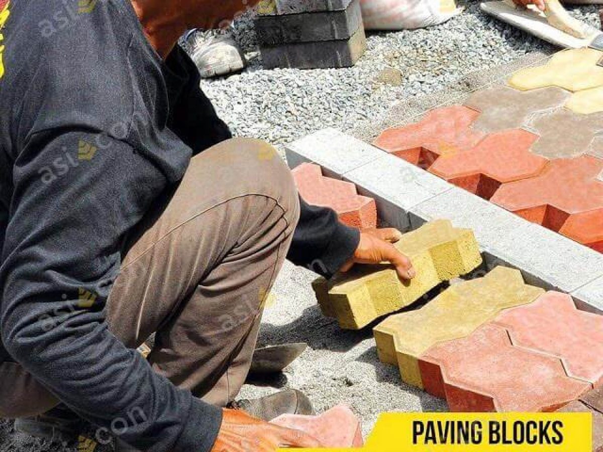 Detail Gambar Kerja Pemasangan Paving Nomer 12