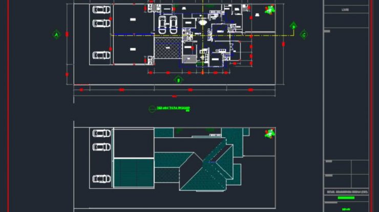 Detail Gambar Kerja Rumah 1 Lantai Dwg Nomer 4