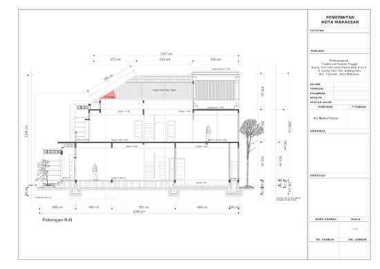 Detail Gambar Kerja Rumah 2 Lantai Lengkap Nomer 17