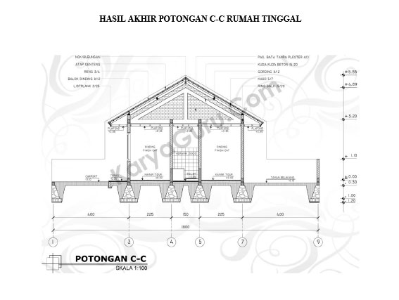 Detail Gambar Kerja Rumah Nomer 44