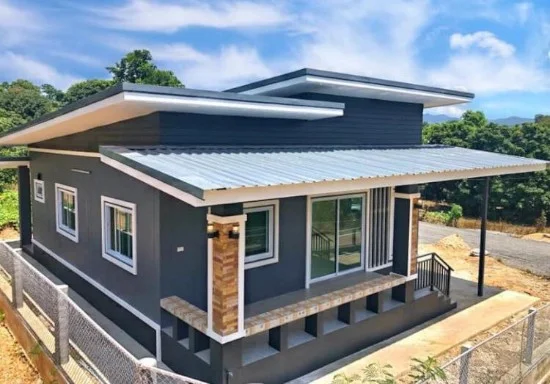 Detail Gambar Kerja Rumah Dengan Atap Miring Nomer 18