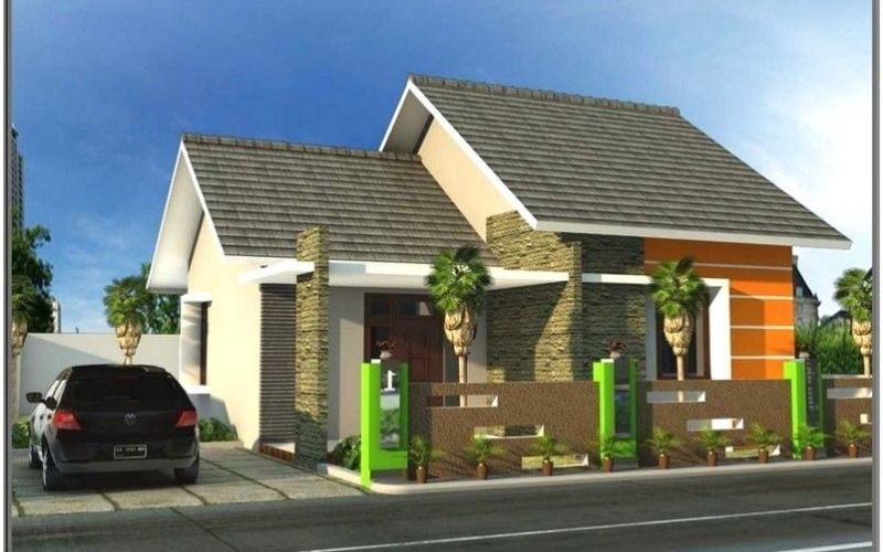 Detail Gambar Kerja Rumah Dengan Atap Miring Nomer 23