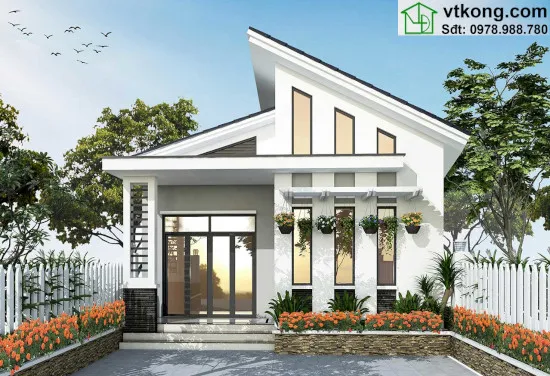 Detail Gambar Kerja Rumah Dengan Atap Miring Nomer 36