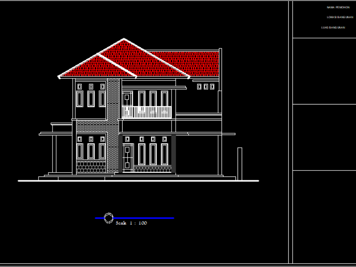 Detail Gambar Kerja Rumah Dua Lantai Lengkap Koleksi Nomer 13