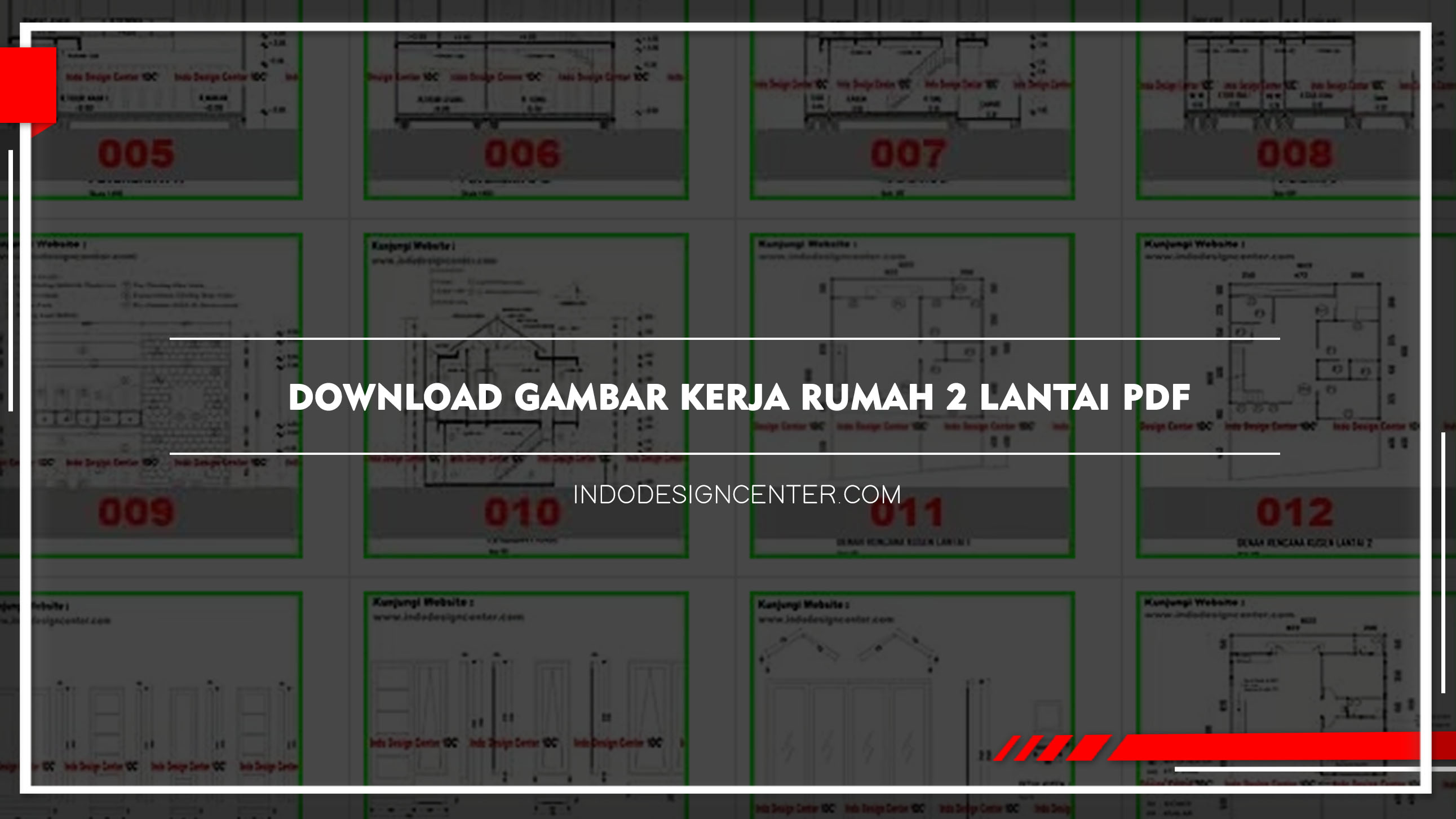 Detail Gambar Kerja Rumah Dua Lantai Lengkap Nomer 34