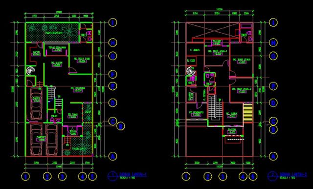 Detail Gambar Kerja Rumah Dwg Nomer 26