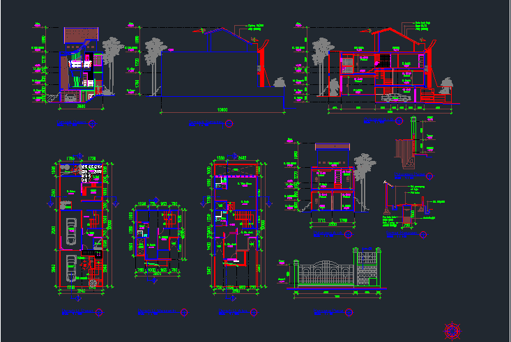 Detail Gambar Kerja Rumah Dwg Nomer 38