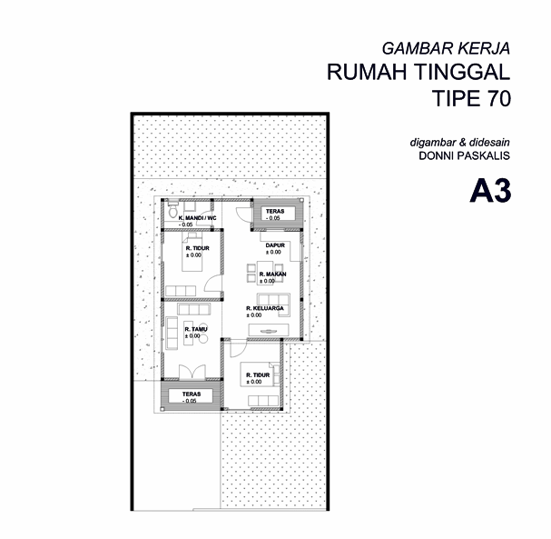 Detail Gambar Kerja Rumah Dwg Nomer 44