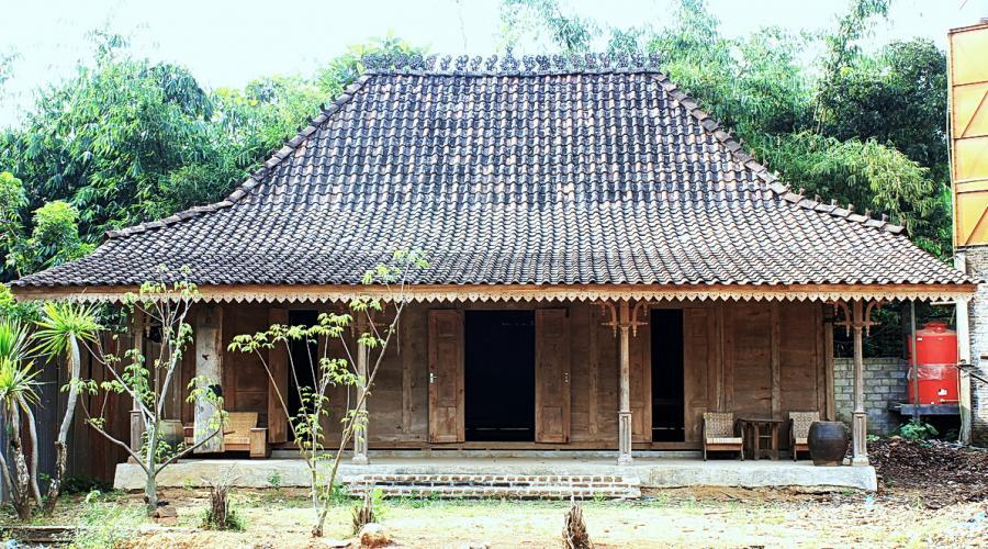 Detail Gambar Kerja Rumah Joglo Bambu Nomer 27