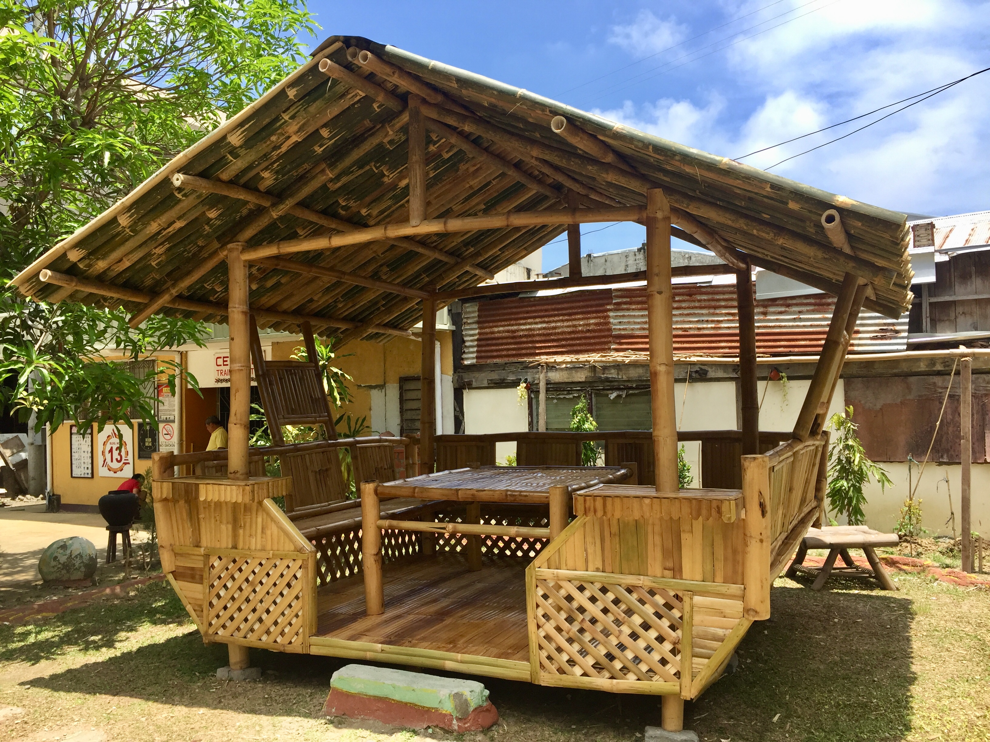 Detail Gambar Kerja Rumah Joglo Bambu Nomer 5