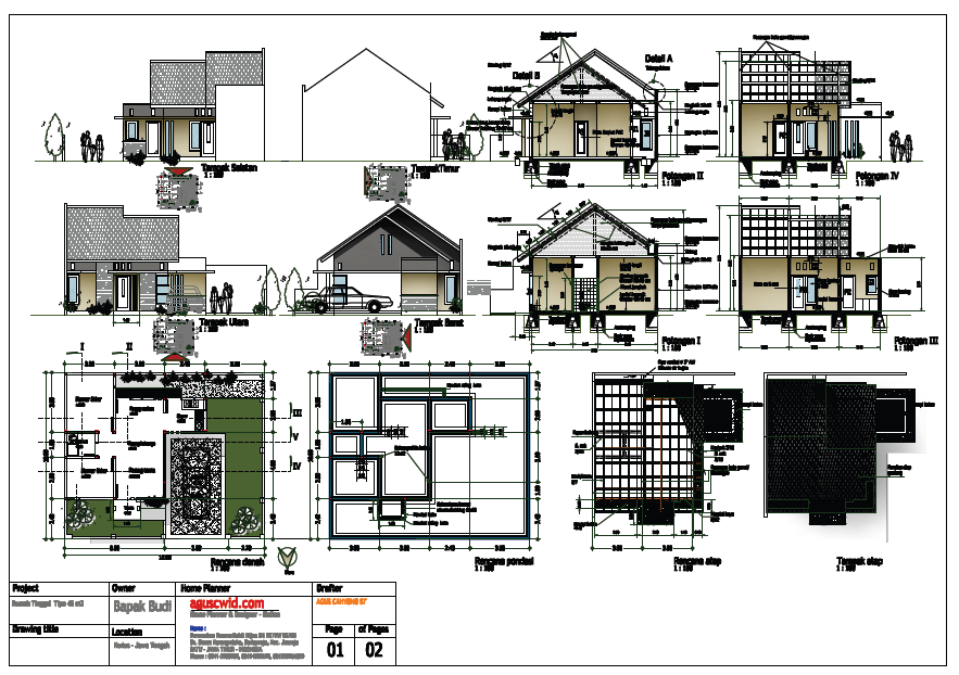 Gambar Kerja Rumah Lengkap - 48+ Koleksi Gambar
