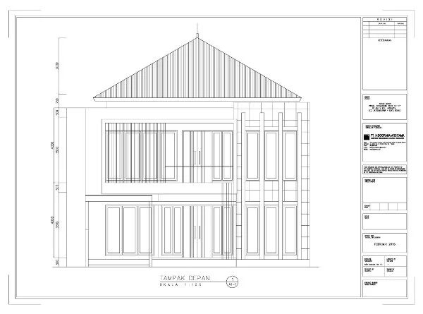 Detail Gambar Kerja Rumah Minimalis Nomer 18