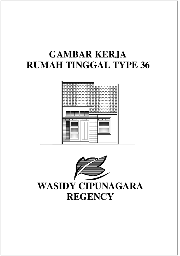 Detail Gambar Kerja Rumah Tinggal Type 36 Nomer 18