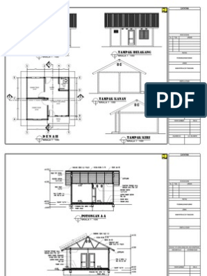 Detail Gambar Kerja Rumah Tinggal Type 36 Nomer 26