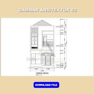 Detail Gambar Kerja Rumah Type 36 Modern Minimalis Dwg Lengkap Nomer 47