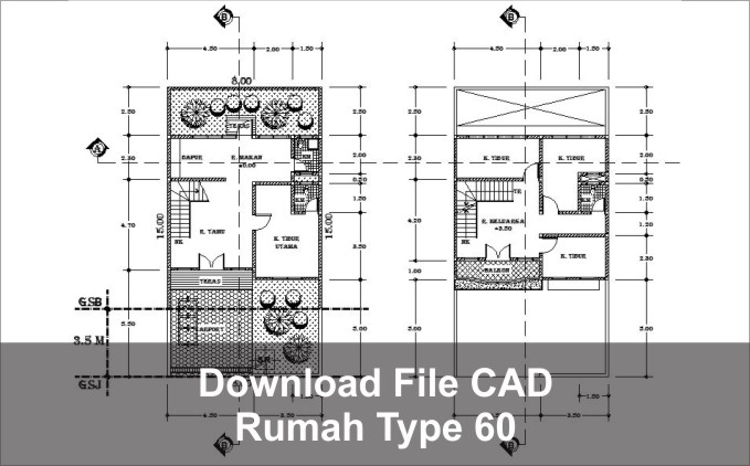 Detail Gambar Kerja Rumah Type 60 Nomer 2