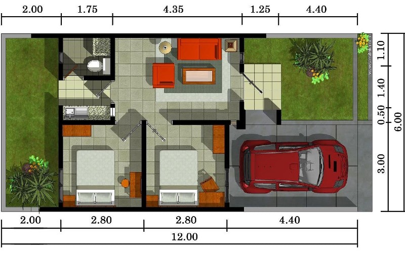 Detail Gambar Kerja Rumah Type 60 Nomer 37