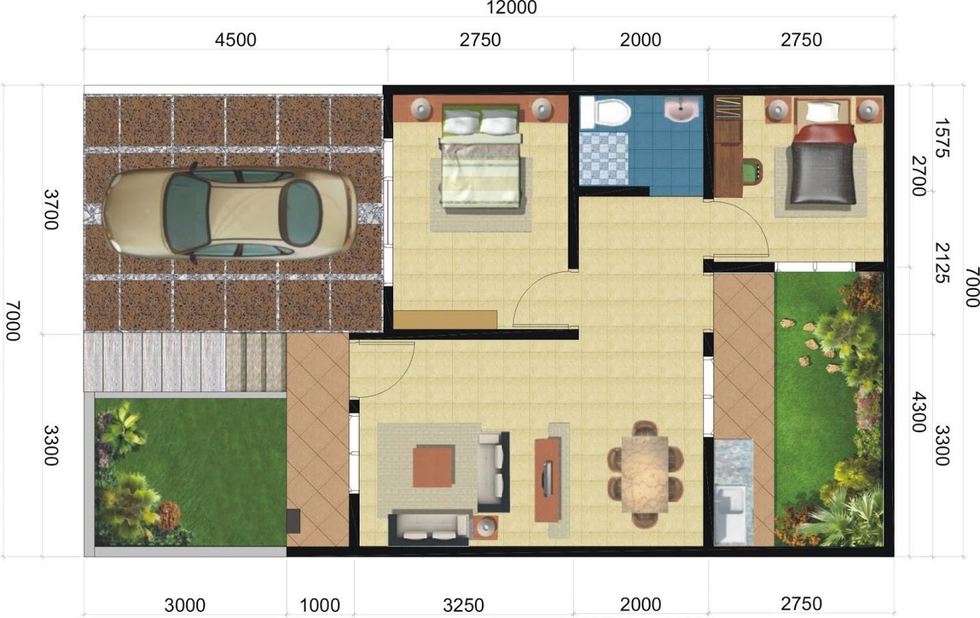 Detail Gambar Kerja Rumah Type 60 Nomer 46