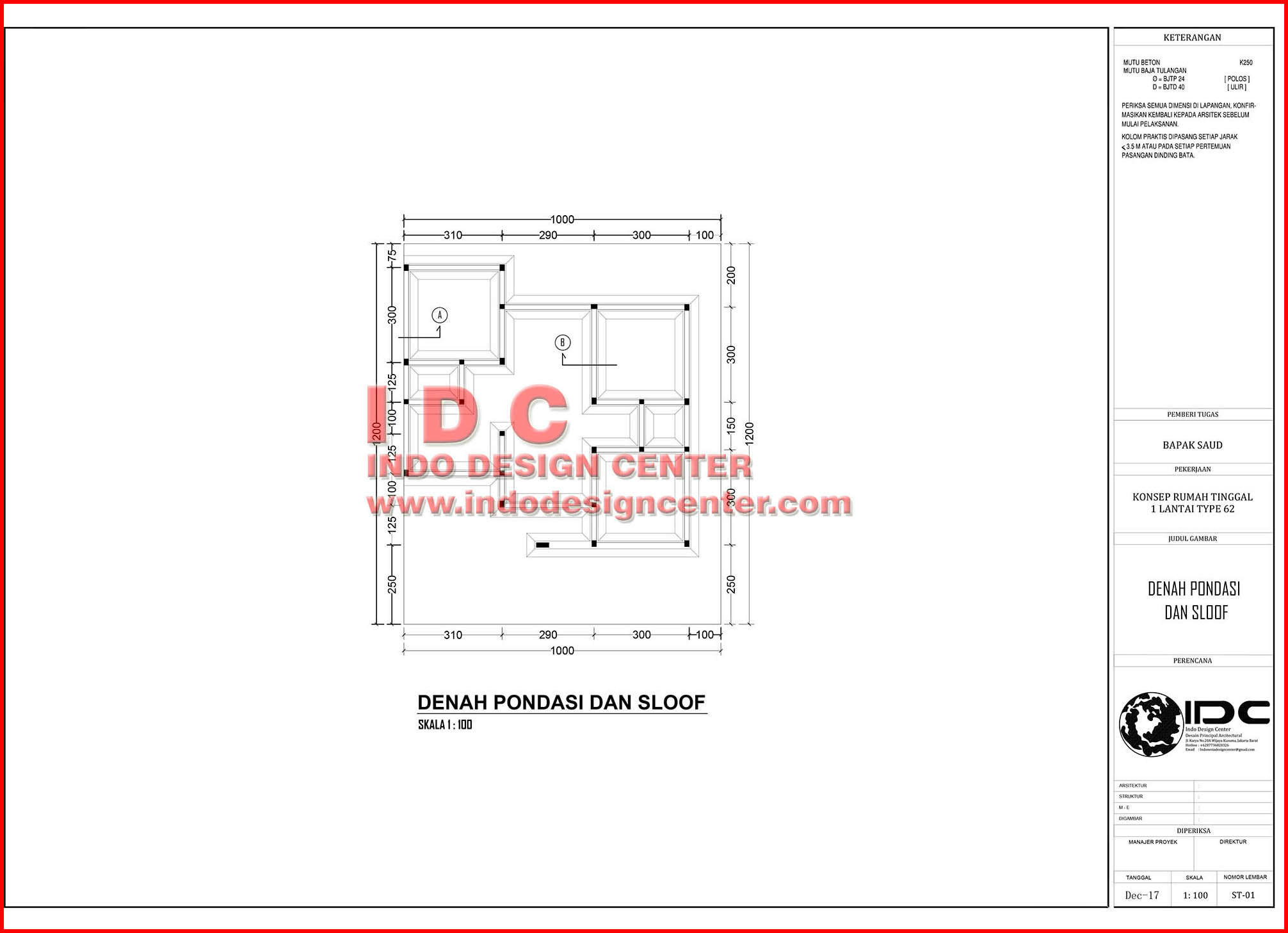 Detail Gambar Kerja Rumah Type 60 Nomer 7